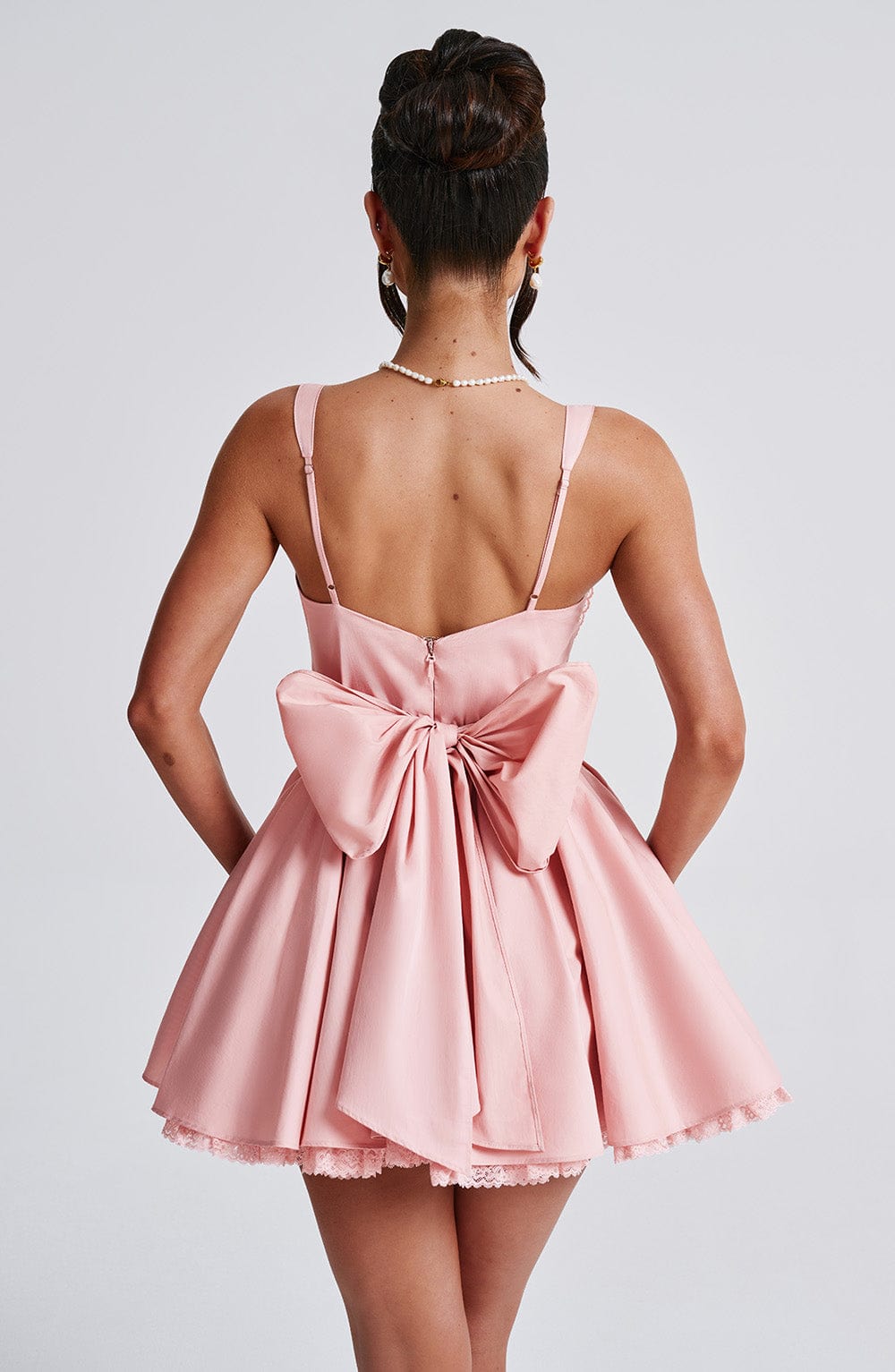 Josie Mini Elbise - Allık