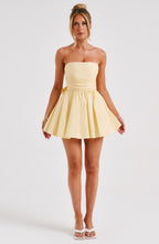 Katrina Mini Elbise - Limon