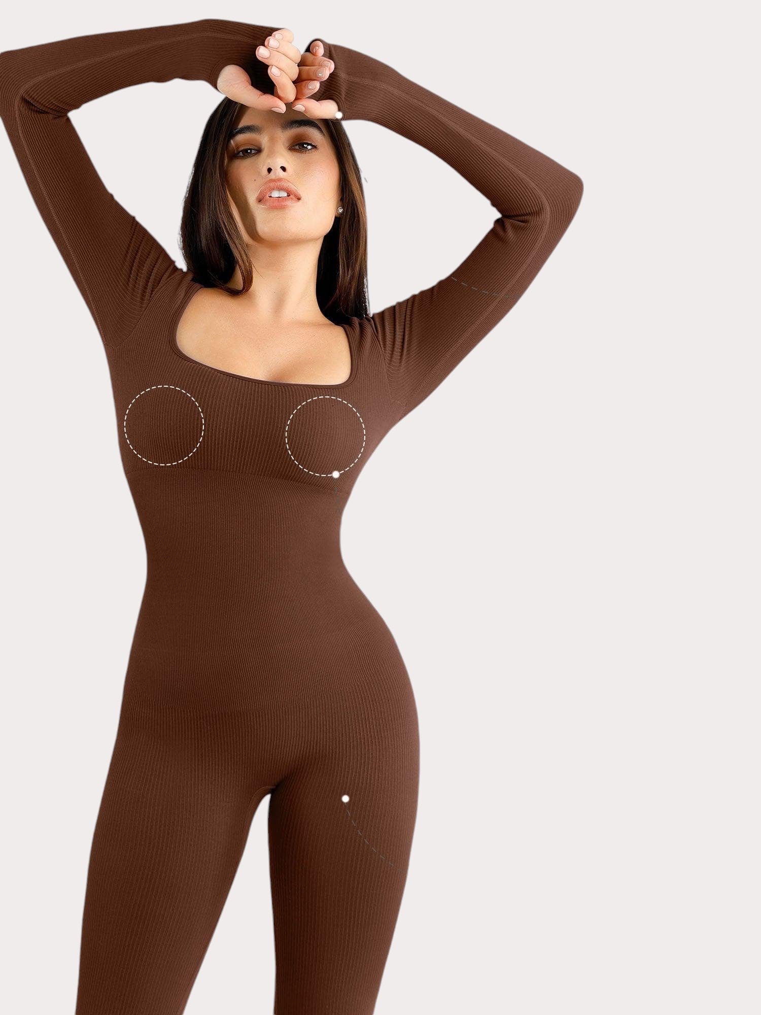 Shapewear Dikişsiz jumpsuit